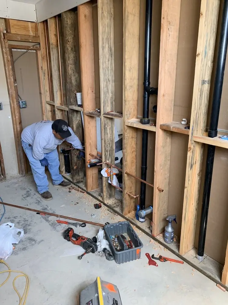 Commercial rough-in plumbing for Gas Line Repair in Tree of Knowledge Corner